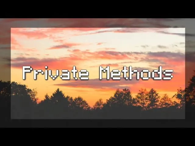 Private Methods 64x